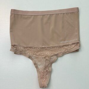 Bcbgmaxazria High Waisted Shaper Thong Panty M